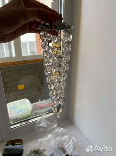 Светильники потолочный хрустальные