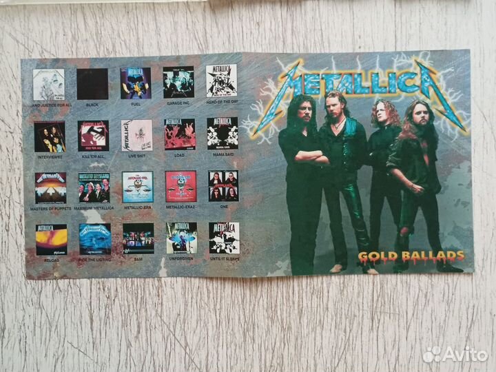 Cd metallica - gold ballads