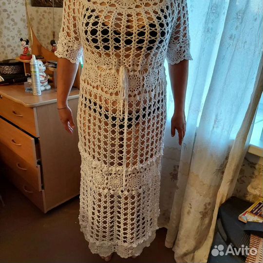 Вязаное платье