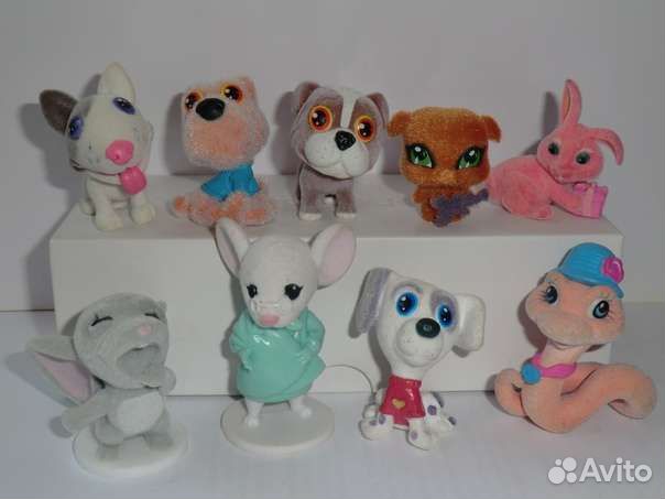 Бархатные животные из разных серий