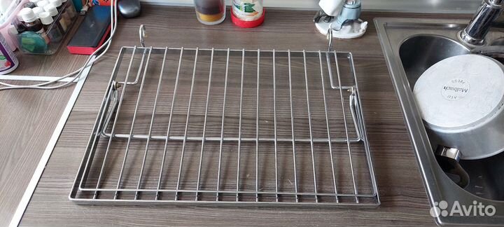 Держатель для книг на рейлинг хромированная сталь