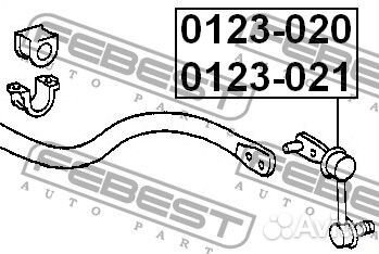 Тяга стабилизатора передняя правая