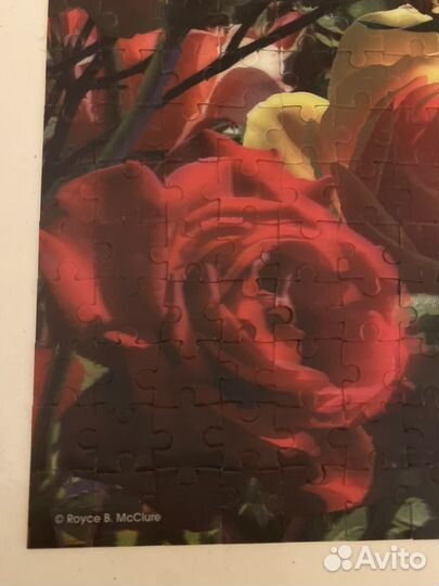 Голографический пазл Дикие розы 500