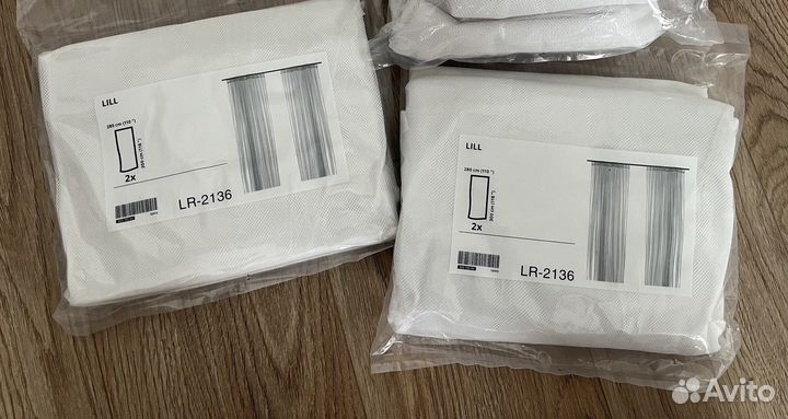 Тюль IKEA лилль 2 штуки под заказ