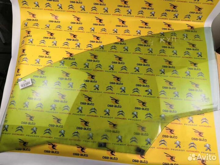 Стекло передней двери левой citroen C4 купе