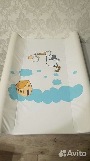 Доска для пеленания BER BER click 70 Белая Аист