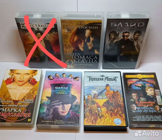 Видеокассеты лицензионные новые с записью фильмов