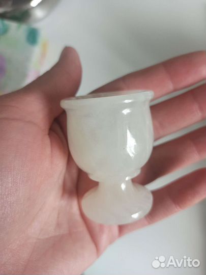 Рюмки из оникса, набор 6 штук