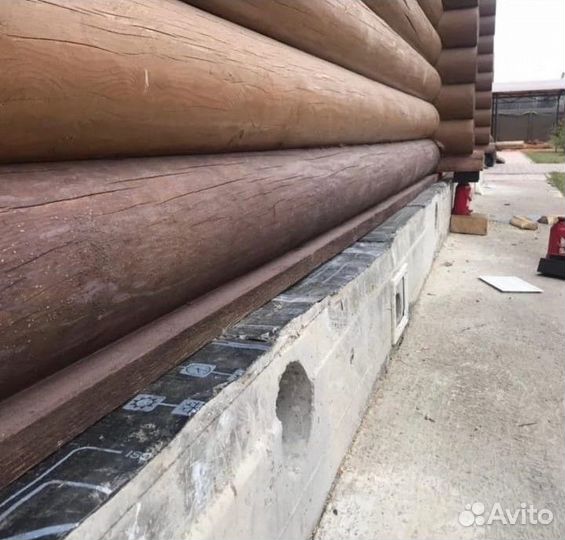 Замена венцов, полов, подьем домов