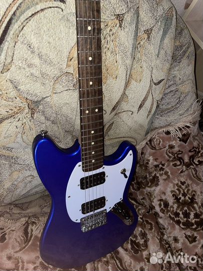 Электро гитара Fender mustang с комбиком