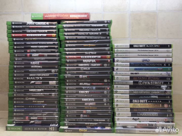 Диски на xbox one и xbox 360