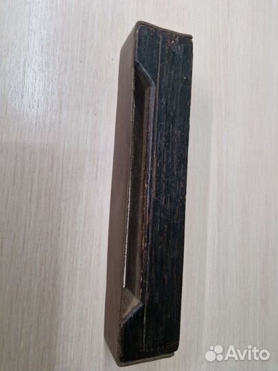 Футляр для опасной бритвы с ремнем для правки