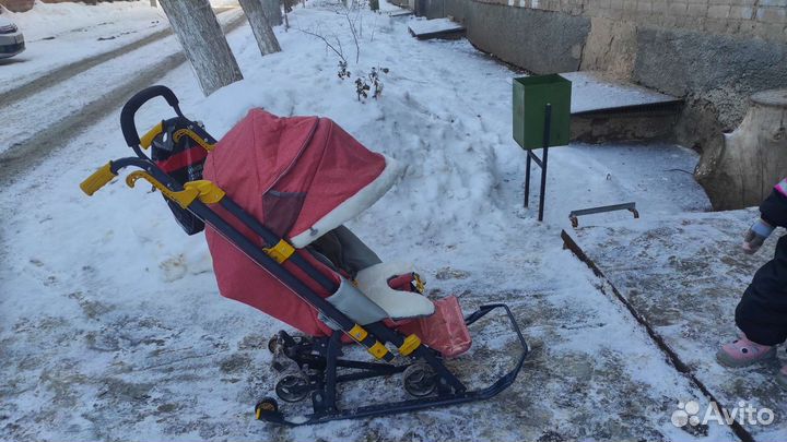 Коляска санки