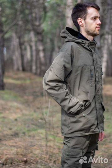 Костюм горка-5 на флисе серый