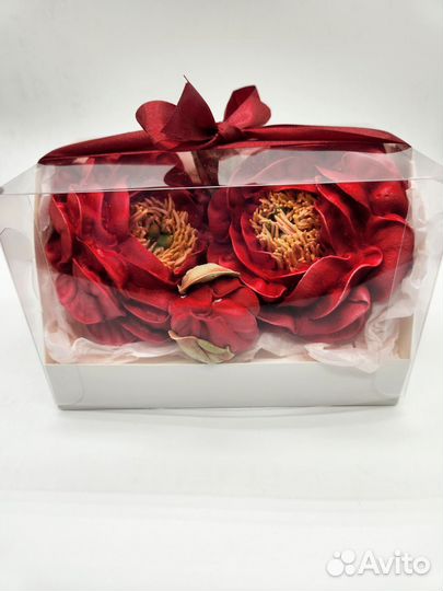 Зефирные цветы в коробочах