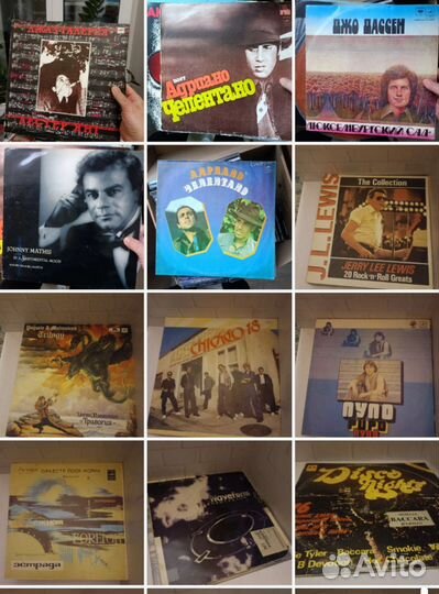 Виниловые пластинки список