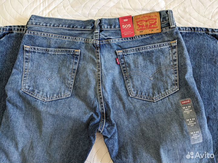 Мужские джинсы levis 505 36\34 (Мексика)из США