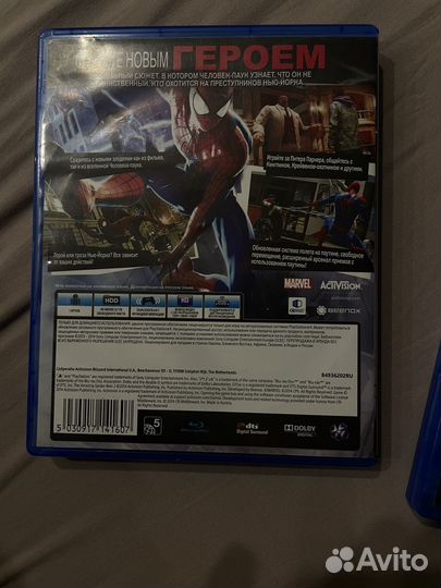 Диски на ps4 the amazing spider-man 2