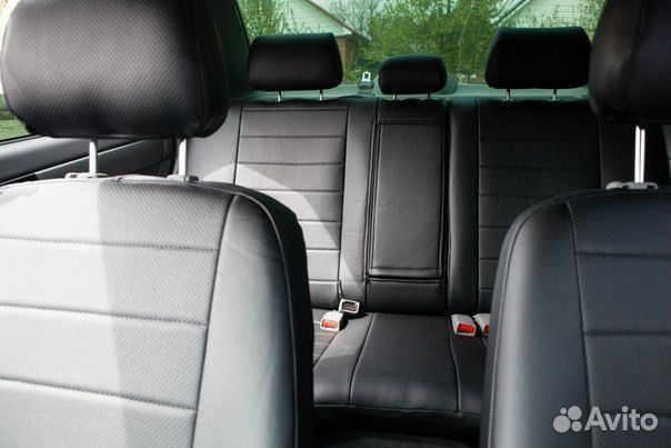 Чехлы из экокожи черный+черный в авто 5 мест