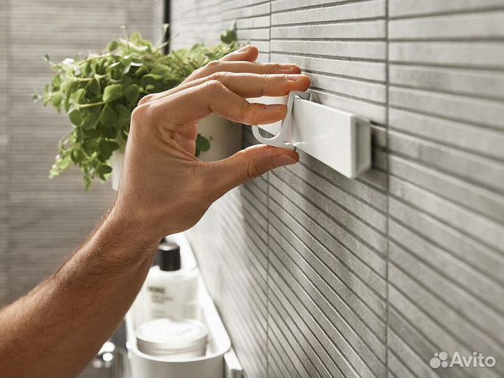 Крючок WallStoris черн мат Hansgrohe 27929670