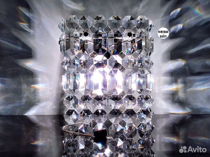 Настенный светильник бра хрустальное СССР 70-е гг