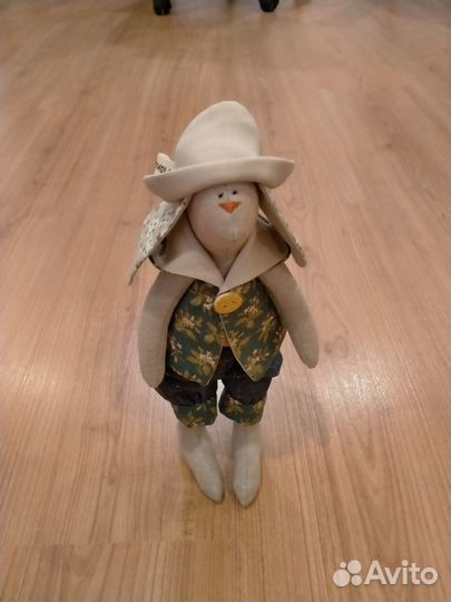 Мягкая игрушка заяц новый