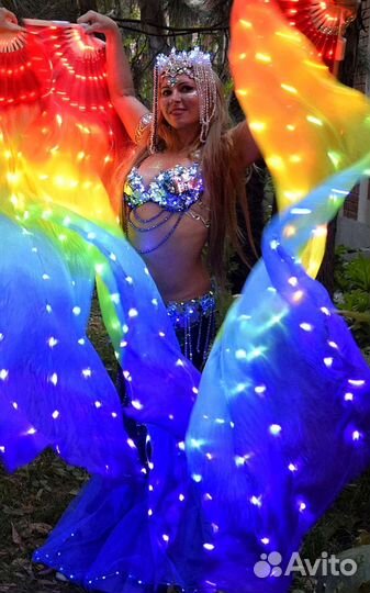 Светодиодное, восточное шоу, танец живота