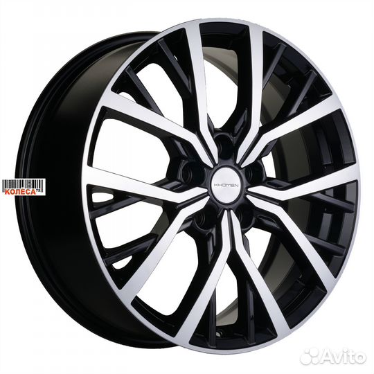 Khomen Wheels KHW1806 7x18 5x112 ET43 Dia57.1 Blac