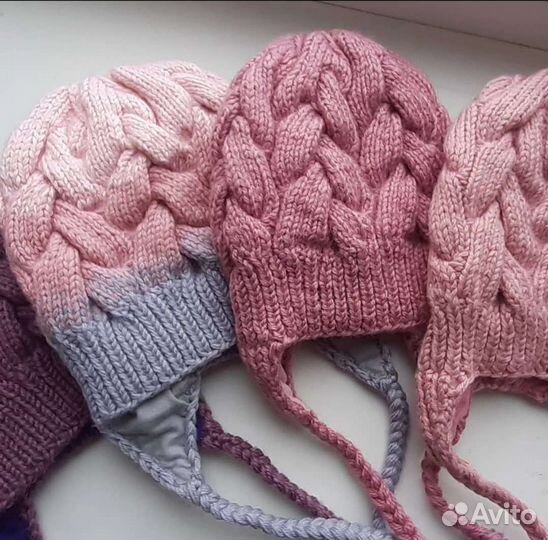 Шапка вязаная детская