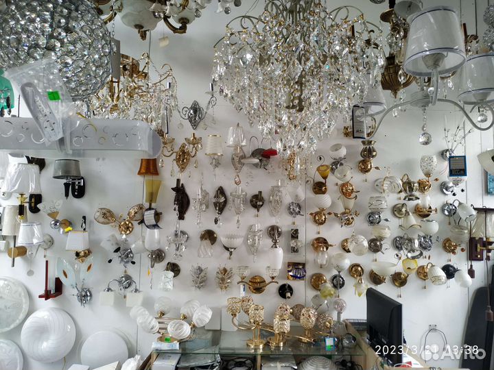 Ремонт светодиодных люстр, установка люстр