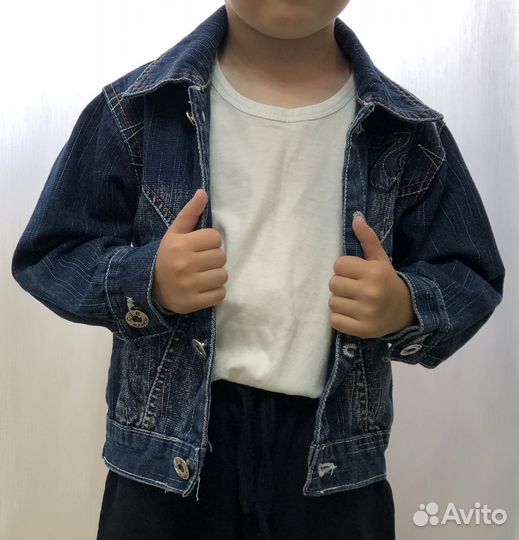 Джинсовая куртка для мальчика 92