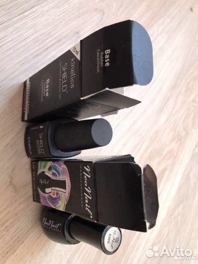 Базы и топы для гель лака открытые б/у