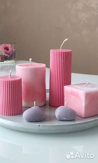 Ароматическая свеча ручной работы