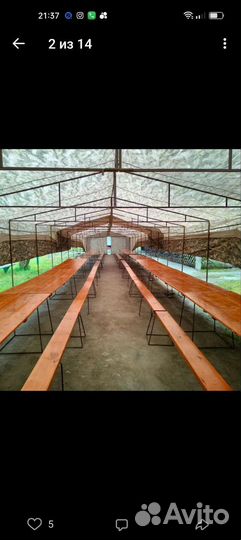 Прокат палаток, услуги поворов