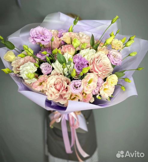 Цветы розы букет