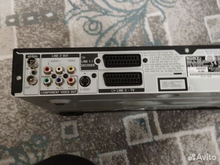 Sony rdr gx350(DVD плеер с разводом звука)