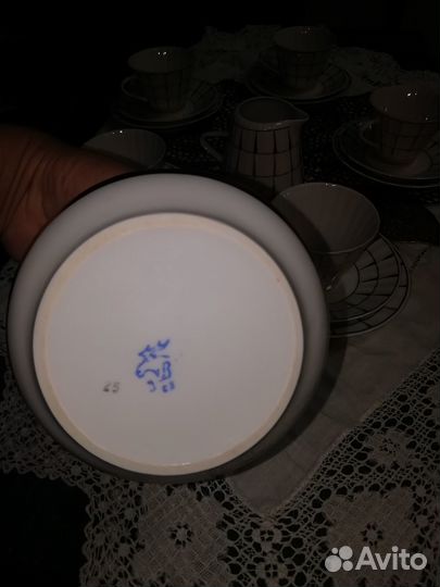 Чайный сервиз СССР, Золотая Клетка, 1951год