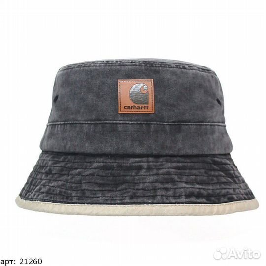 Панама carhartt серая