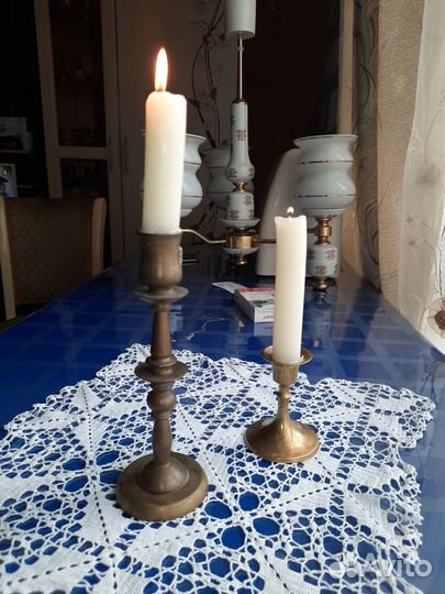 Подсвечник бронза