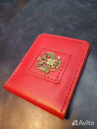 Обложка на удостоверение кожа