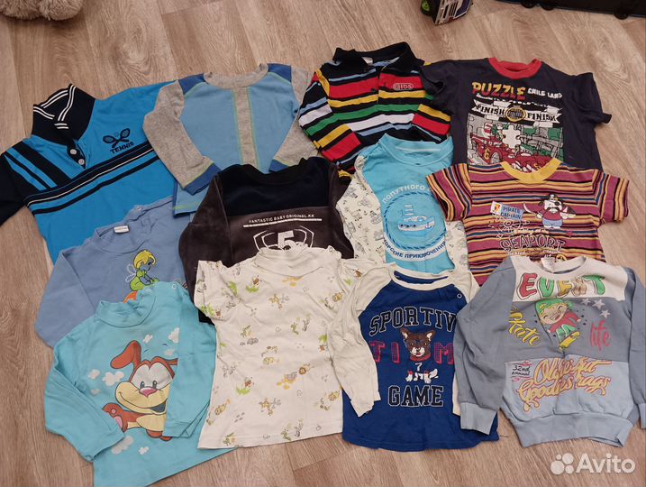 Большой пакет вещей на мальчика от 1 до 3 лет