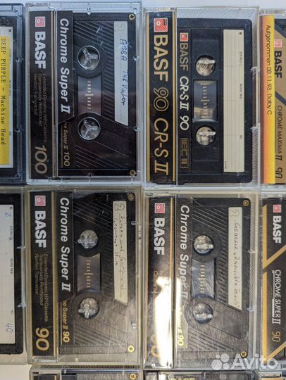Аудиокассеты с записью Basf Chrome Super Maxima
