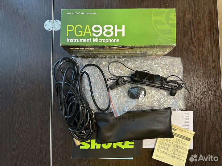 Инструментальный микрофон Shure PGA98H-XLR