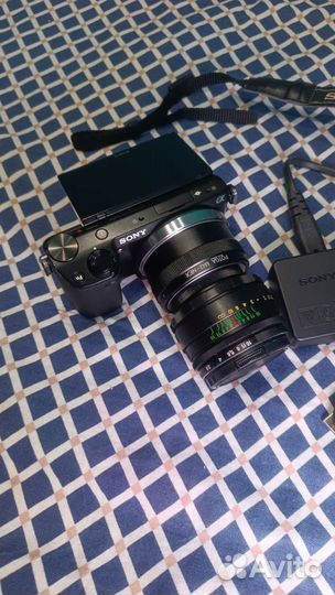 Sony NEX 5R + Helios 58mm f2,0 + карта 128гб