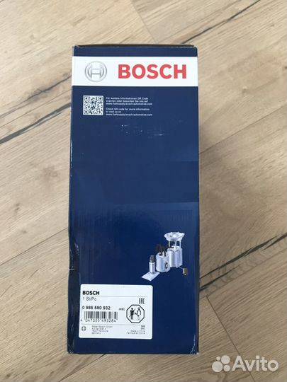 Насос топливный электрический 0 986 580 932