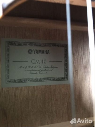 Гитара yamaha CM40