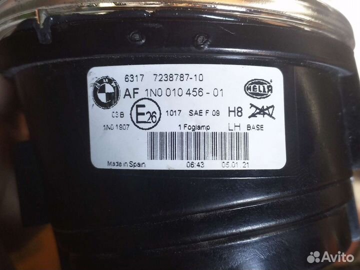 Противотуманная Фара бмв оригинал