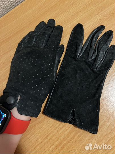 Перчатки женские кожаные 7.5