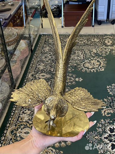 Бронзовая статуэтка фазаны шикарные