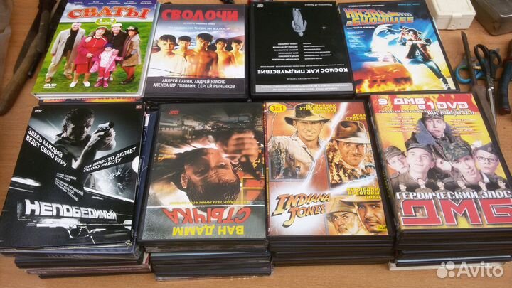 100 DVD с фильмами